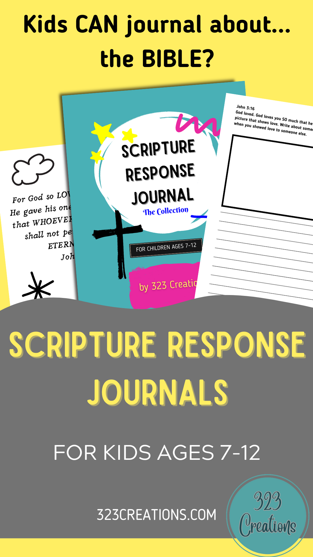 Kids can journal about… the Bible?